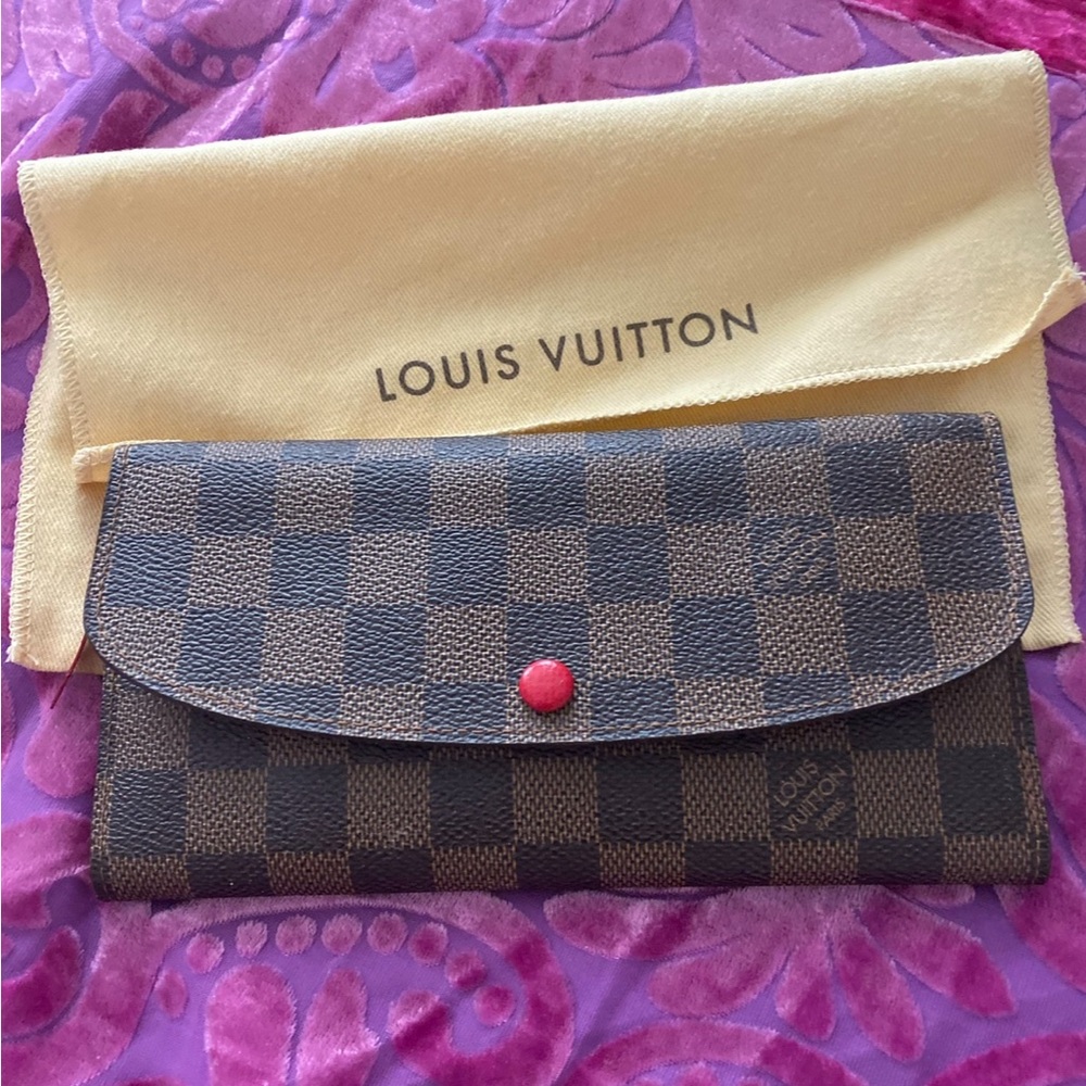 Authentic Vintage Louis Vuitton Damier Ebene Sarah Wallet